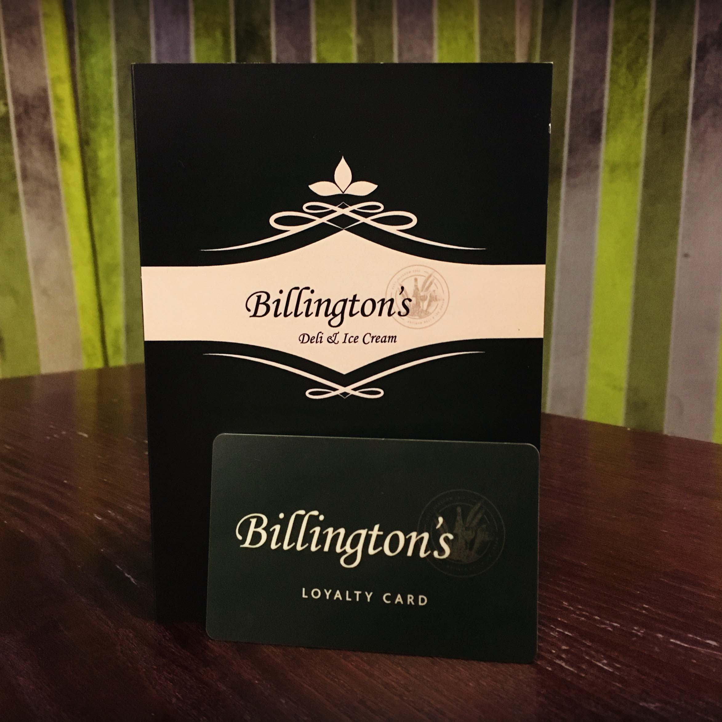 Billington's Loyalty Card