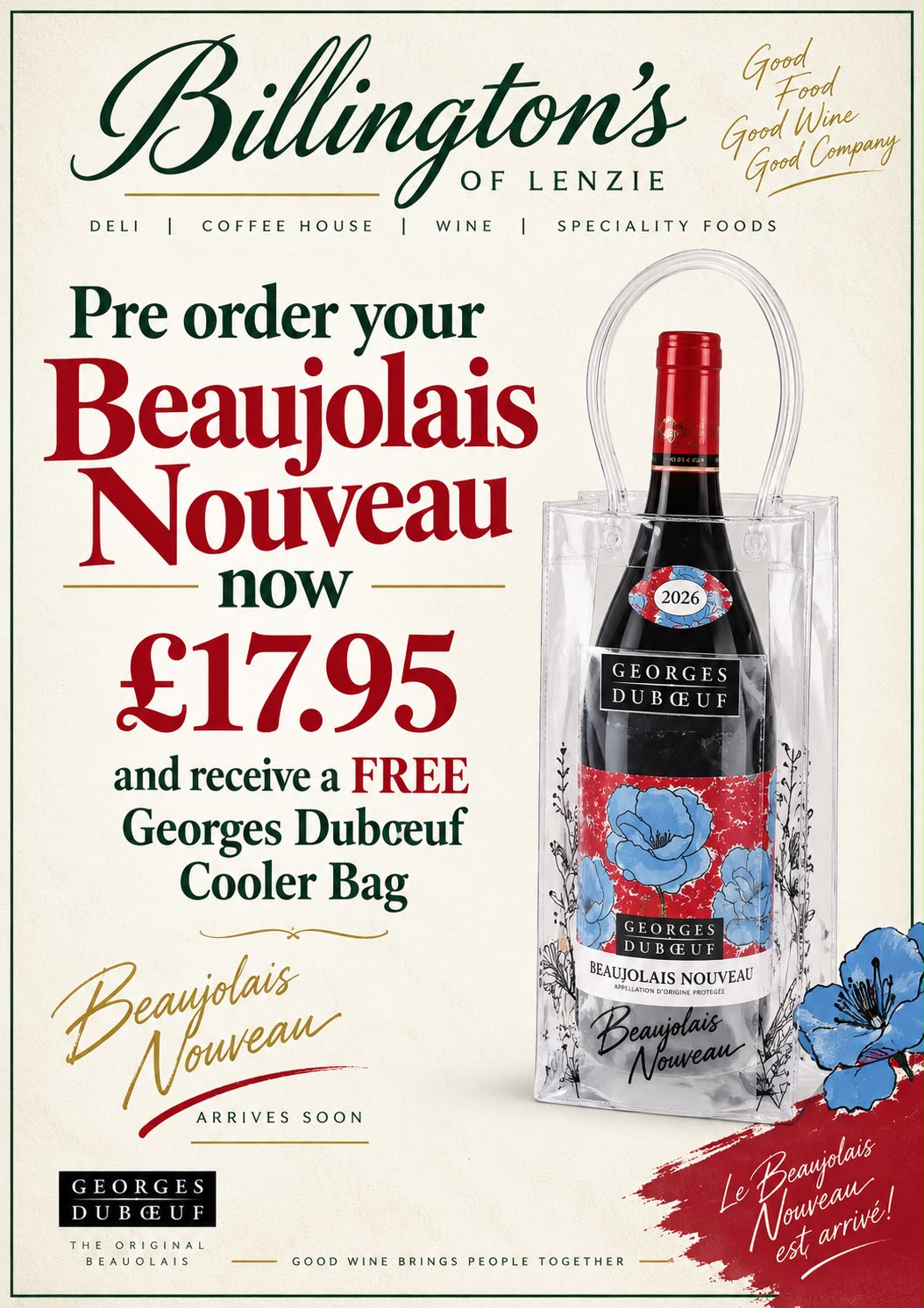 Georges Duboeuf Beaujolais Nouveau 2026